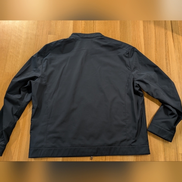 Michael Kors men's blue racer jacket Coat size xxl EUC Casual Business Classic - Picture 5 of 9